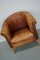 Vintage Dutch Cognac Leather Club Chair 14