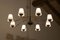 Lámpara de araña italiana Mid-Century de 8 luces atribuida a Stilnovo, años 60, Imagen 11