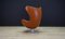 Sedia Egg in pelle di Arne Jacobsen per Fritz Hansen, 1965, Immagine 14