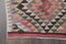 Turkish Flatweave Colorful Runner Rug, 1960s 4