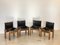 Monk Model Chairs by Tobia & Afra Scarpa for Molteni, 1970s, Set of 4, Image 3