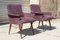 Mid-Century Violet Velvet & Corduroy Armchairs, 1950s, Set of 2 4