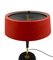 Mid-Century Red Table Lamp by Oscar Torlasco for Lumi, Italy, 1950s 7