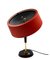 Mid-Century Red Table Lamp by Oscar Torlasco for Lumi, Italy, 1950s 22