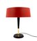 Mid-Century Red Table Lamp by Oscar Torlasco for Lumi, Italy, 1950s, Image 25