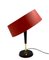 Rote Mid-Century Tischlampe von Oscar Torlasco für Lumi, Italien, 1950er 12