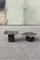 Mesas Marquina con respaldo en negro y mármol, años 80. Juego de 2, Imagen 2
