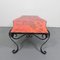 Heavy Vintage Coffee Table with 3 Tiles in Steel Frame, 1960s, Image 12