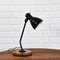Bauhaus Industrial Table Lamp on Wooden Base, 1930s, Image 1