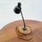 Lampada da tavolo Bauhaus industriale su base in legno, anni '30, Immagine 21