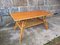 Table Basse en Rotin avec Pieds Compas, 1960s 4