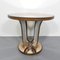 Art Deco Coffee Table with Mirror Glass and Walnut Veneer, 1930s 9