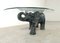 Vintage Plaster Elephant Coffee Table, 1970s 8