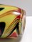 Postmodern Black, Red and Yellow Encased Hand-Blown Murano Glass Flower Vase, Italy, 1980s 11