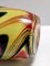 Postmodern Black, Red and Yellow Encased Hand-Blown Murano Glass Flower Vase, Italy, 1980s, Image 11