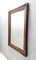Vintage High-Quality Wall Mirror in Beech and Walnut Frame, Italy, 1940s 4