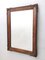 Vintage High-Quality Wall Mirror in Beech and Walnut Frame, Italy, 1940s, Image 3