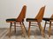 Dining Chairs by Radomir Hoffman for Ton, 1950s, Set of 4, Image 26