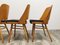 Dining Chairs by Radomir Hoffman for Ton, 1950s, Set of 4 2