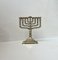 Brutalist Bronze Hanukkah Menorah Candleholder by Hen Holon, Israel, 1970s, Image 2