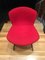 Side Chair with Red Hopsack Upholstery by Harry Bertoia for Knoll International, 1960s, Image 10
