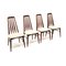 Vintage Danish Dining Room Chairs Eva by Niels Koefoed for Koefoed Hornslet, 1960s, Set of 4 1