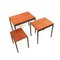 Tables Gigognes Vintage par Cees Braakman pour Pastoe, 1960s, Set de 3 6