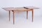 Mid-Century Walnut Folding Table by Mier Topolcany, Czech, 1950s, Image 10