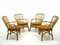 Chaises en Rotin, 1970s, Set de 4 6