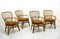 Chaises en Rotin, 1970s, Set de 4 9