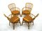Rattan Chairs, 1970s, Set of 4 2