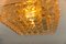 Large Amber Bubble Glass Flush Mount Lamp by Helena Tynell, Germany, 1960s, Image 7