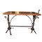 Reception Table with Sculpture on Iron Base by Basil Albayati 3