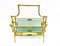 Brass & Smoked Glass Magazine Rack from Maison Baguès, 1960s 3