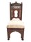 Silon and Wooden Chairs Carved with Arab Inscription, Set of 3 2