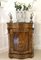 Victorian Burr Walnut Inlaid Floral Marquetry Side Cabinet, 1850s, Image 3