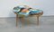 Small Mid-Century German Kidney-Shaped Side Table with Marbled Epoxy, 1950s 3
