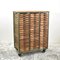 Vintage Industrial Haberdashery Storage Drawer Unit, 1940s 1