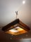 Lampada da soffitto in legno acrilico di Temde, anni '70, Immagine 2