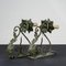 Lanterne elettriche in ferro battuto e metallo, 1980, set di 2, Immagine 5