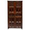 Rustic Dark Wood Pantry Cabinet, Spain, 1800s 1