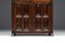 Rustic Dark Wood Pantry Cabinet, Spain, 1800s 11
