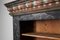 Tall Swedish Handcrafted Black Painted Pine Folk Art Cabinet 11