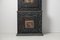 Tall Swedish Handcrafted Black Painted Pine Folk Art Cabinet, Image 8