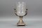 Czech Crystal Glass and Brass Vase with Cherubs, 1970s 2