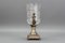 Czech Crystal Glass and Brass Vase with Cherubs, 1970s, Image 10