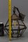 Mid-Century French Modern Octagonal Brass and Clear Glass Hanging Lantern, 1950s 18