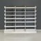 Mid-Century Italian Modern White Congresso Bookcase attributed to Lips Vago, 1960s, Image 2