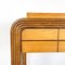 Italian Art Deco Console in Wood with Rope & Geometrical Details, 1950s 9