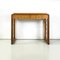 Italian Art Deco Console in Wood with Rope & Geometrical Details, 1950s 3